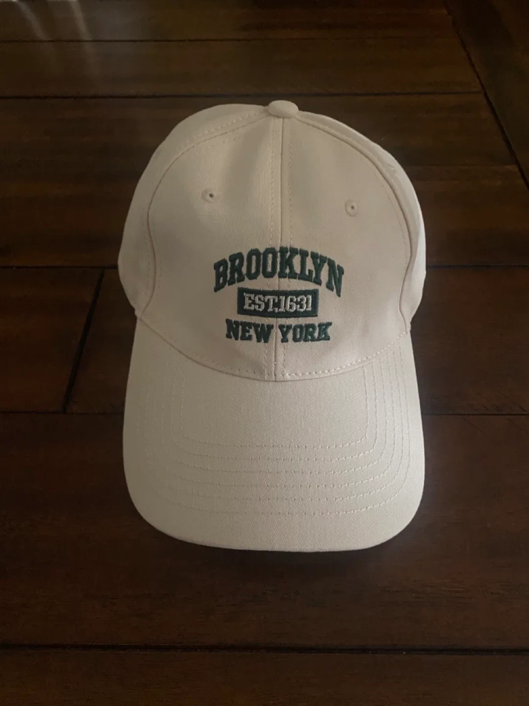 Brand new ivory Brooklyn New York Baseball Cap image indicator(3)