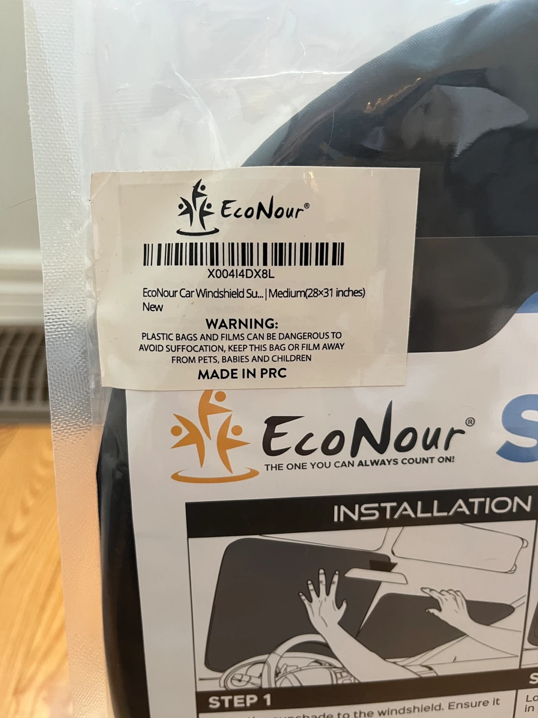 New EcoNour Car Windshield Sunshade - Medium - photo 3