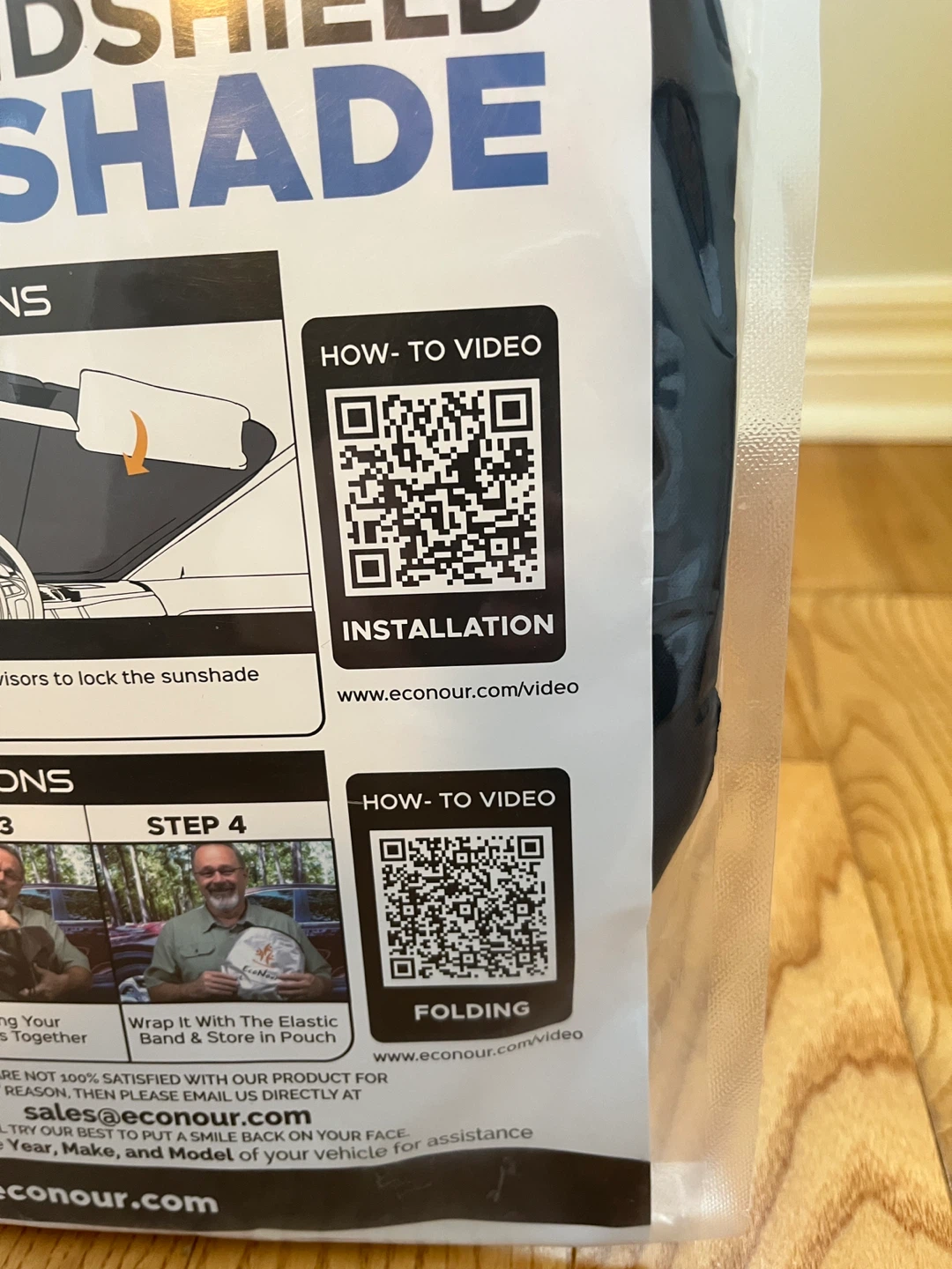 New EcoNour Car Windshield Sunshade - Medium - photo 4