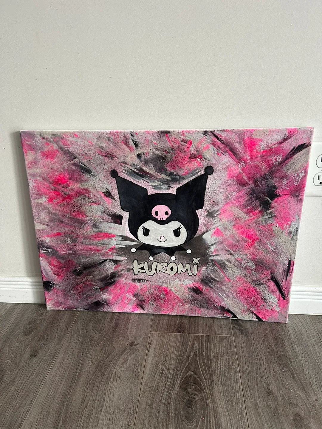 Kuromi Painting on Canvas