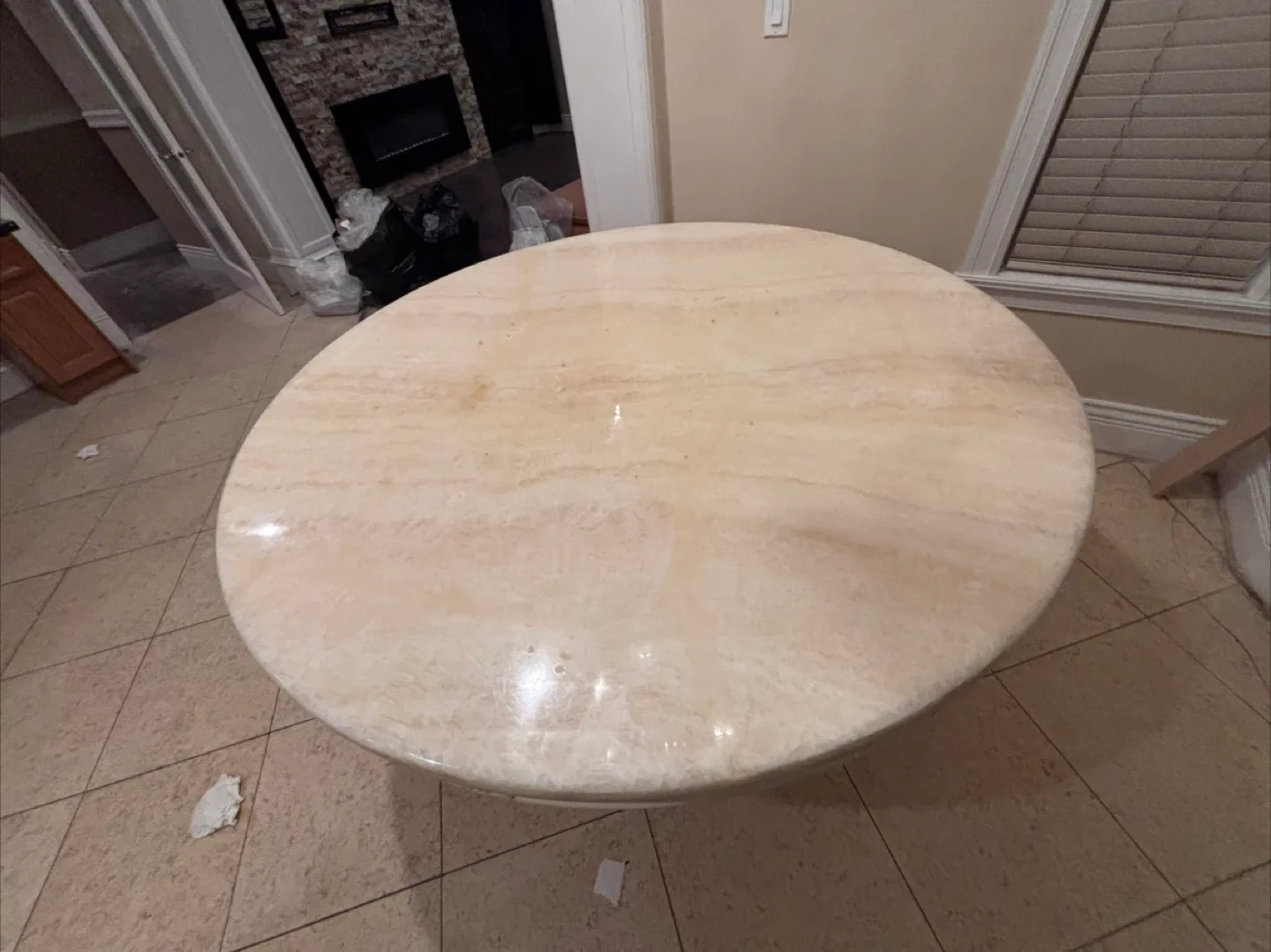 Round Dining Table with 8Chairs - Elegant Set image indicator(3)