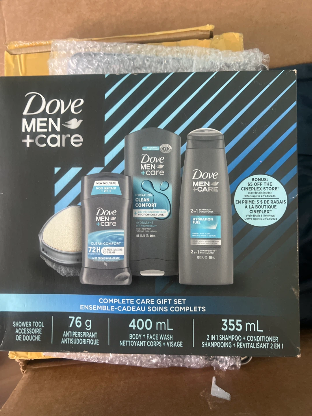 Dove Men+Care Total Care Gift Set - New
