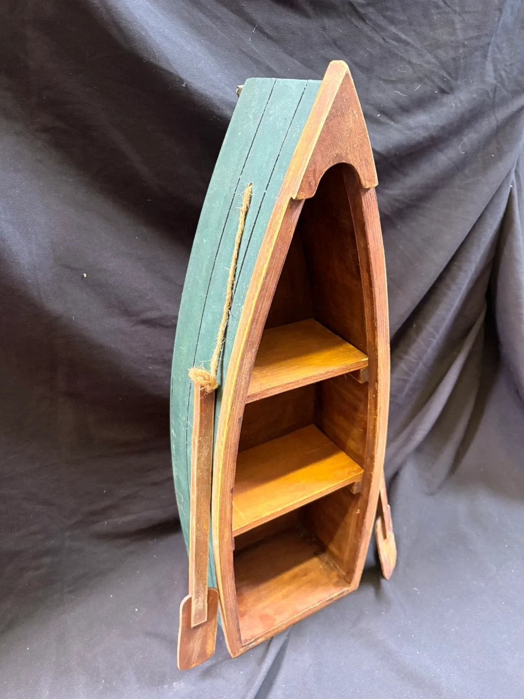 #cleanout Wooden Boat Shelf image indicator(4)