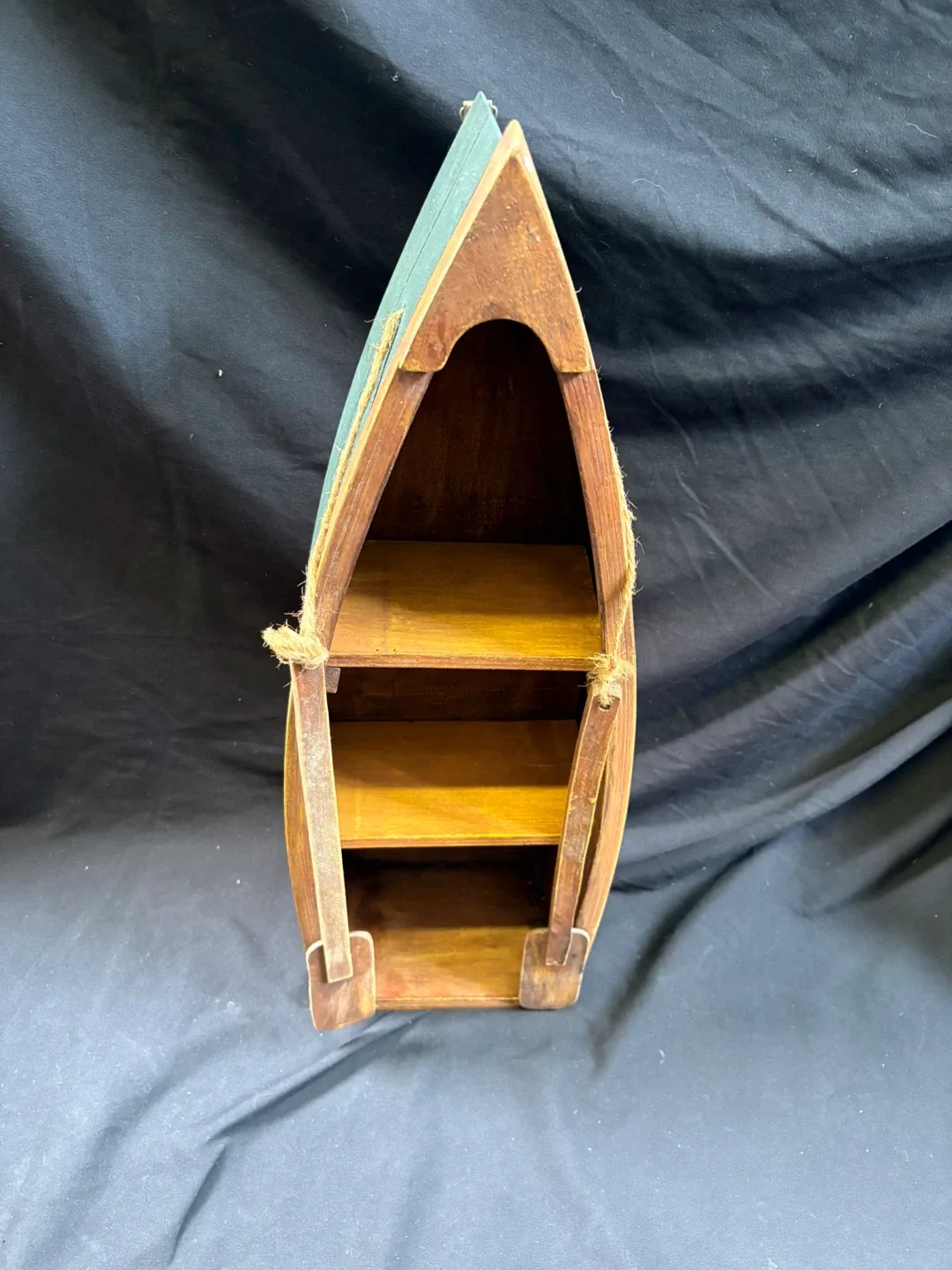 #cleanout Wooden Boat Shelf image indicator(2)