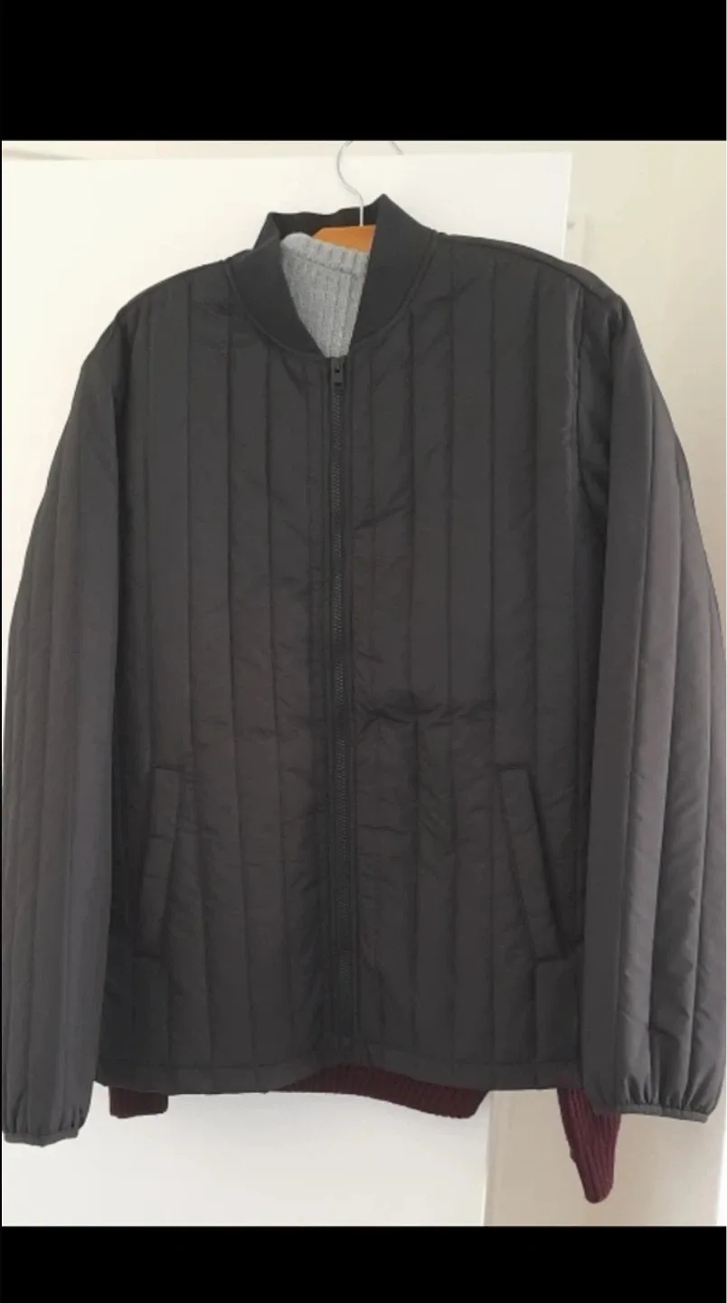Quilted Bomber Jacket - Size M