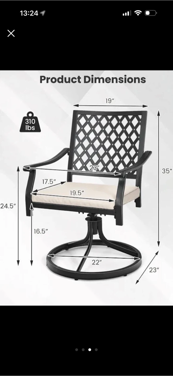Outdoor Swivel Patio Chair #cleanout ♻️