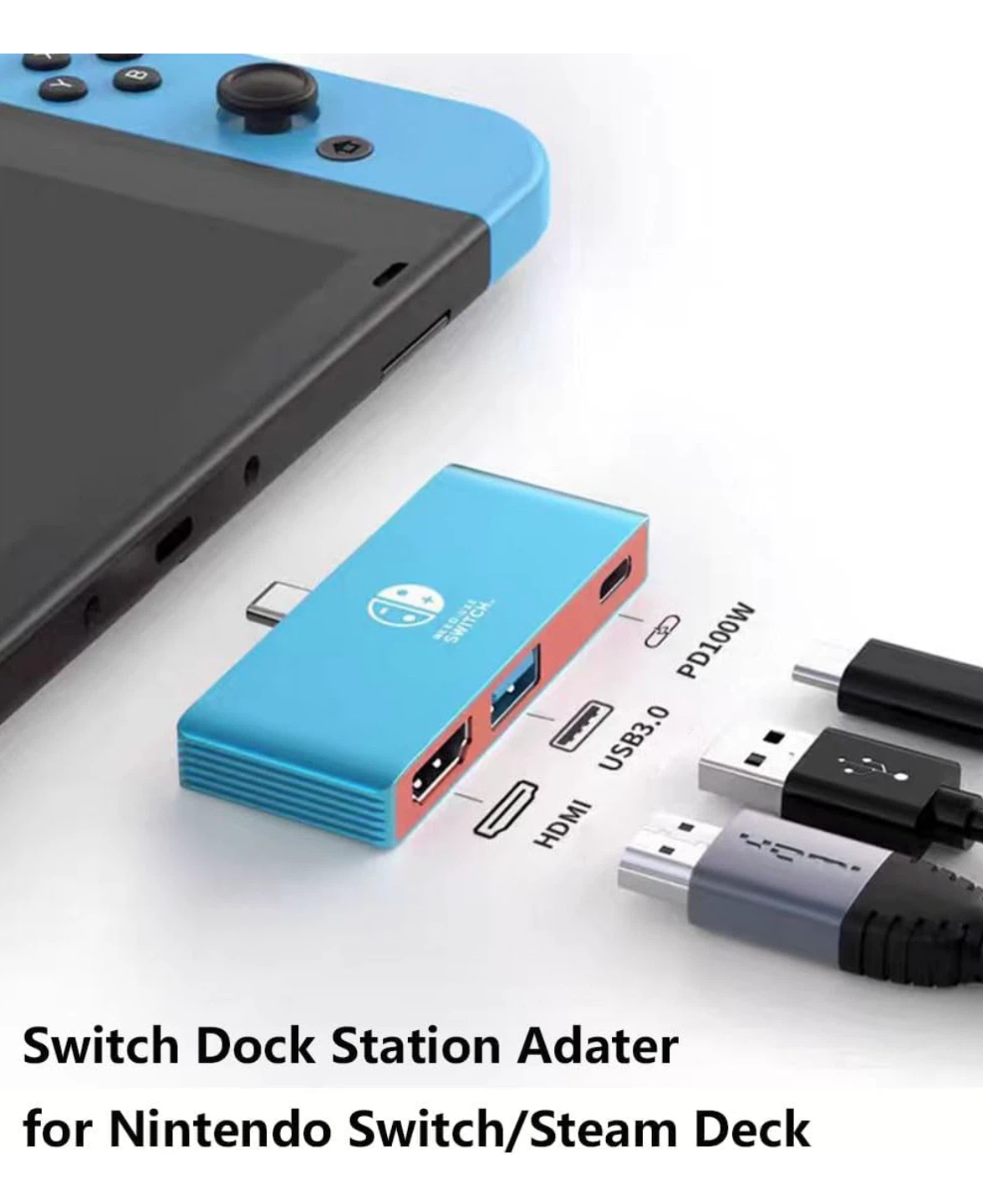 New Pack Nintendo Switch Dock Station Adapter - photo 2
