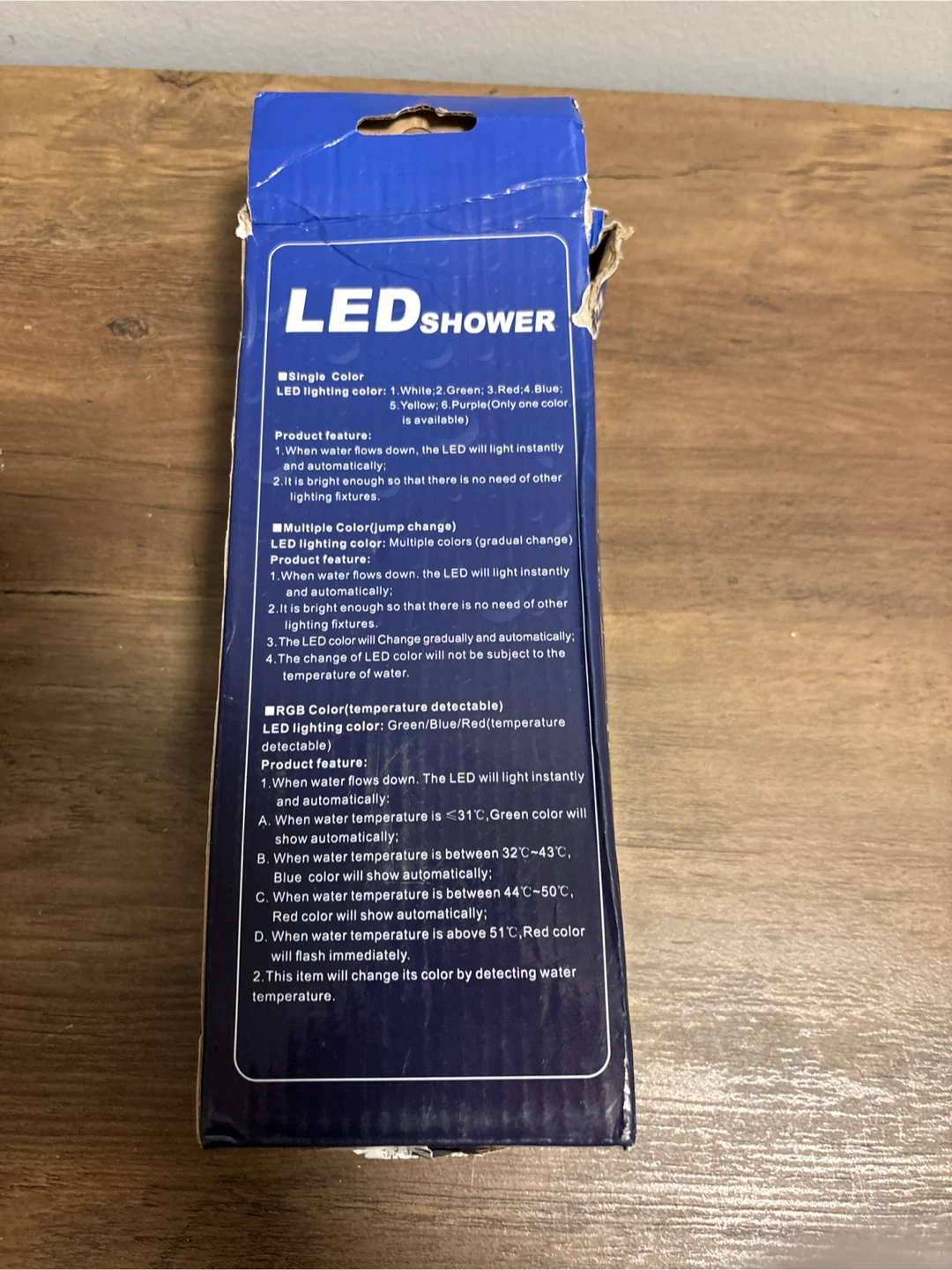 Rainbo Tuyau Bungee Hose & LED Shower Head - New! - photo 5