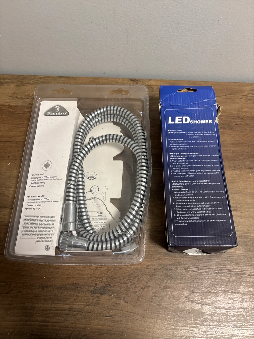 Rainbo Tuyau Bungee Hose & LED Shower Head - New! - photo 4