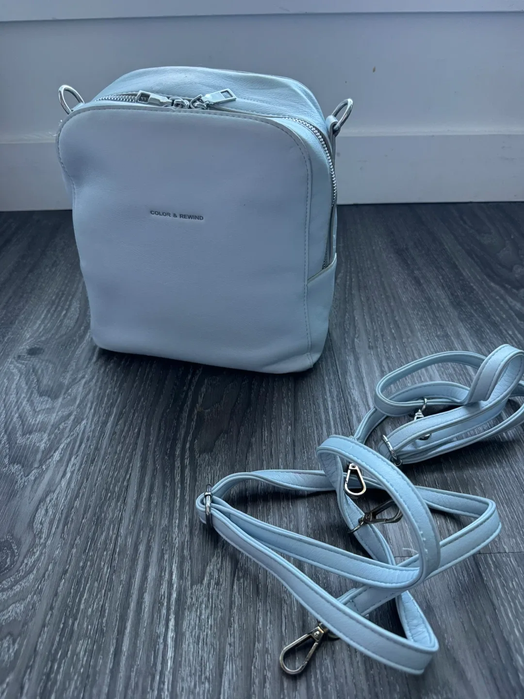 Color & Rewind Light Blue Handbag