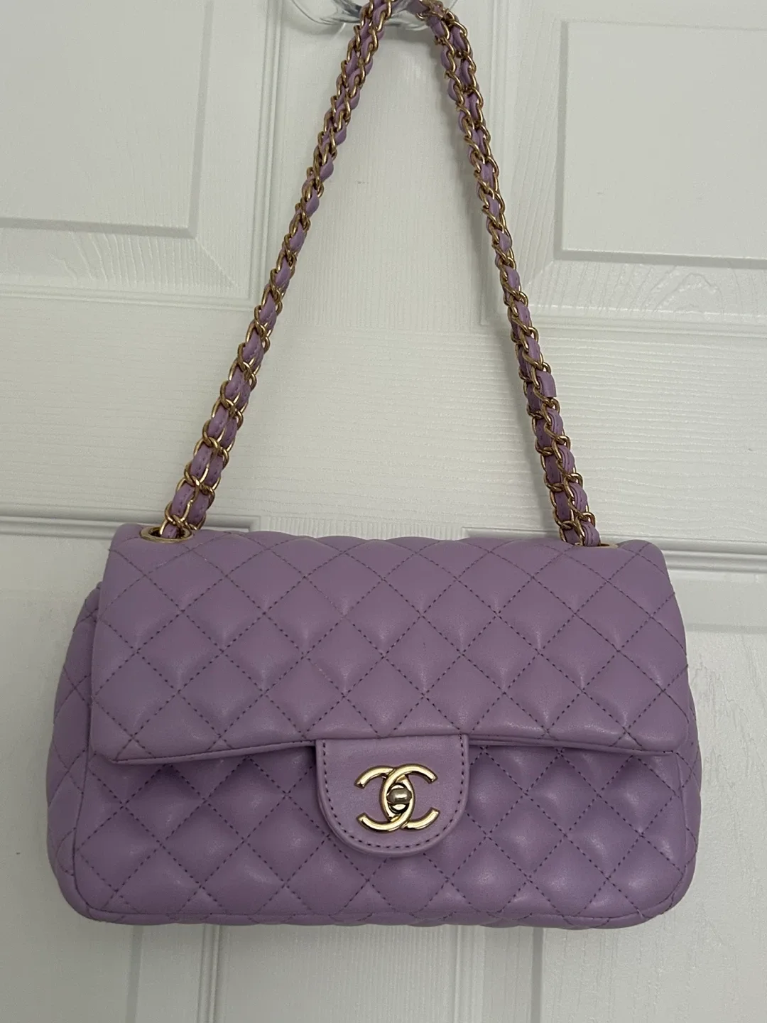 Chanel Quilted Handbag - Lavender