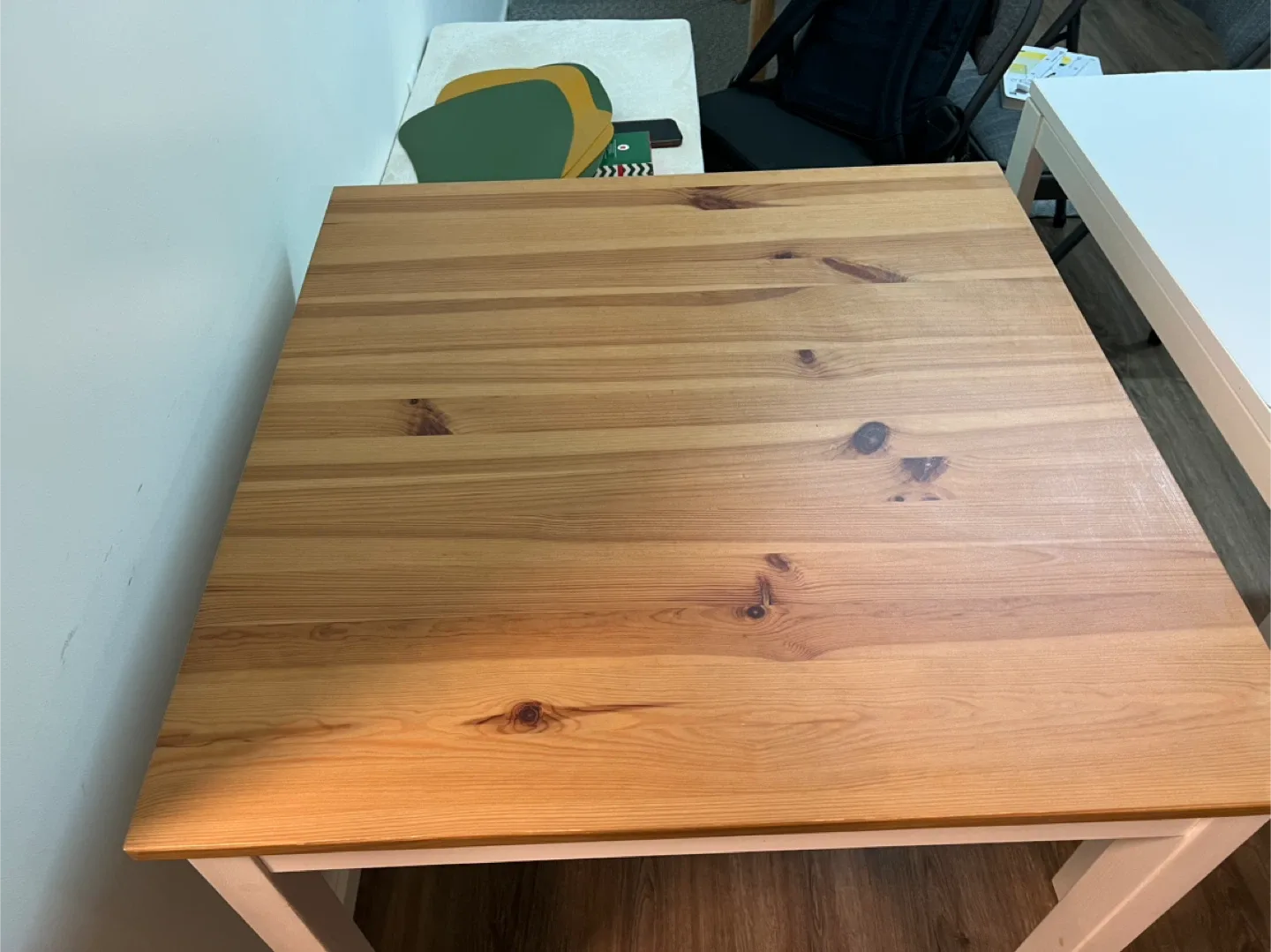 Small Wooden Table, 28x28 inch