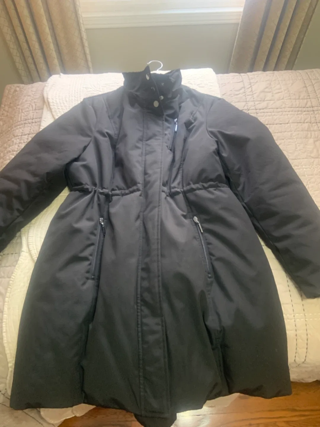 Women’s Cleo Black Winter Coat - Size XL ! image indicator(4)