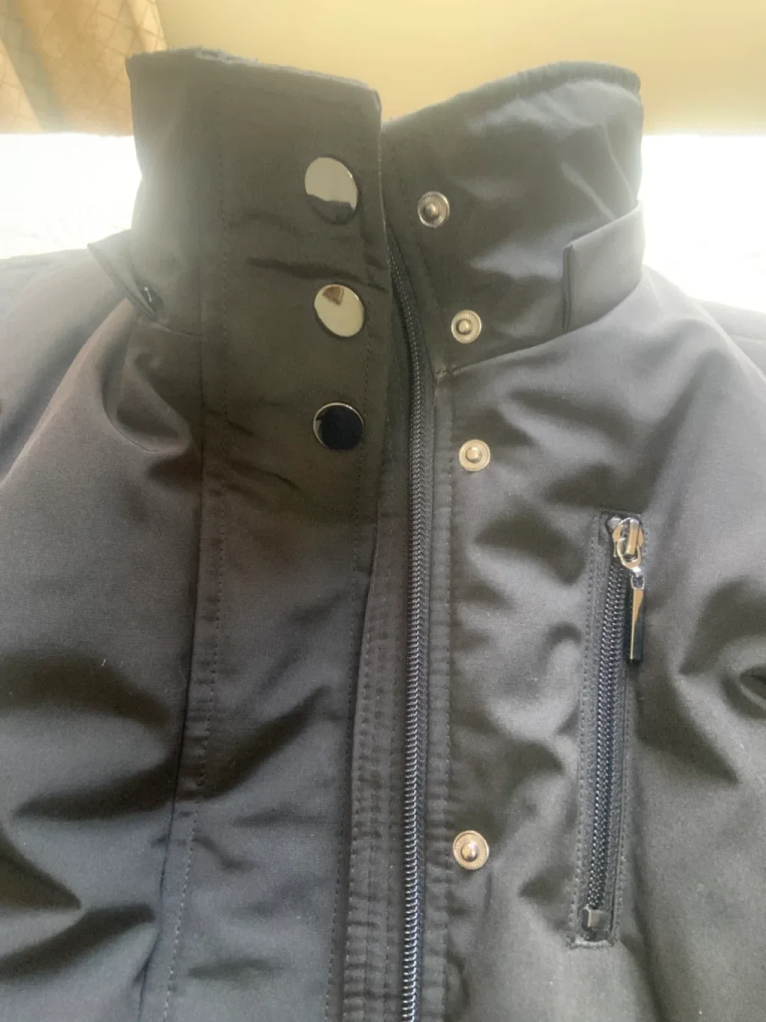 Women’s Cleo Black Winter Coat - Size XL ! image indicator(7)