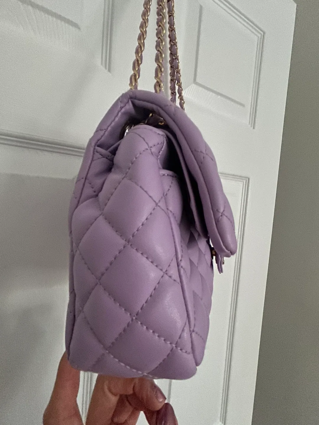 Chanel Quilted Handbag - Lavender image indicator(5)