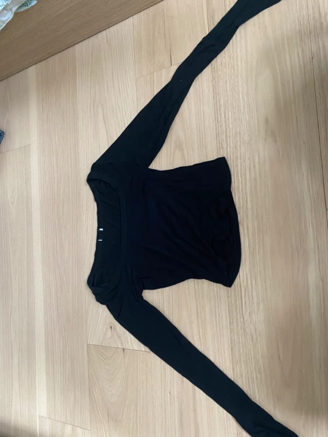 Black Long Sleeve Top