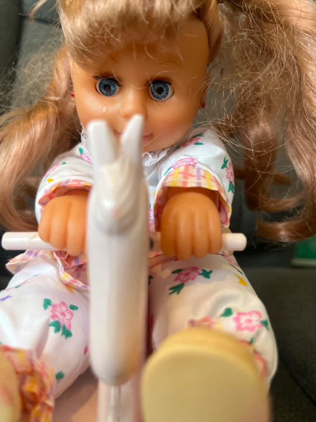 Doll on Rocking Horse - photo 2