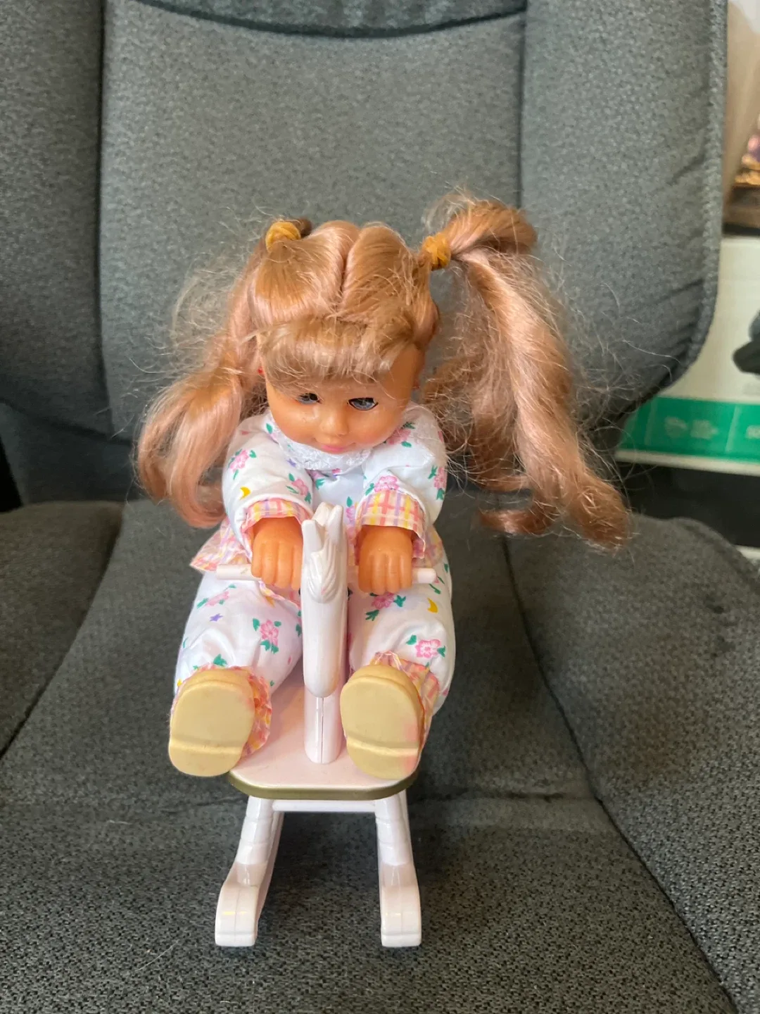 Doll on Rocking Horse