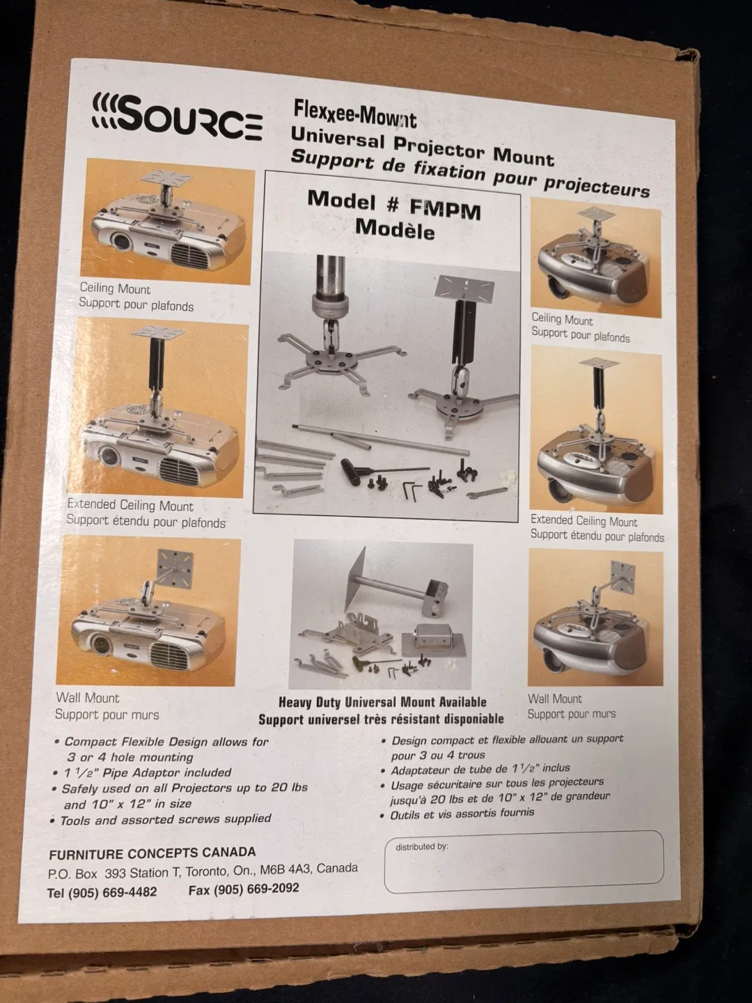 #cleanout Source Flexxee-Mount Universal Projector Mount (FMPM) image indicator(2)