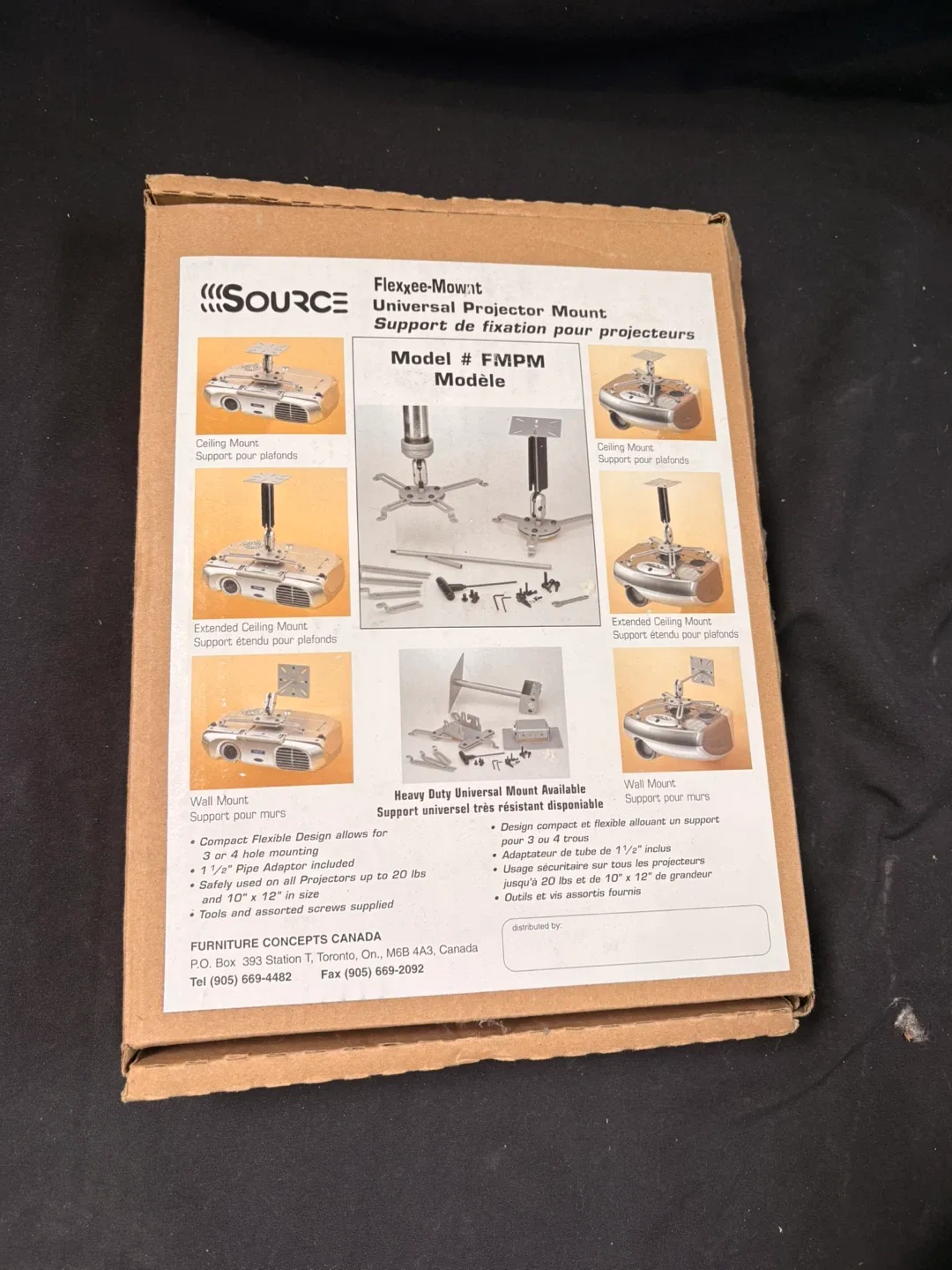 #cleanout Source Flexxee-Mount Universal Projector Mount (FMPM)