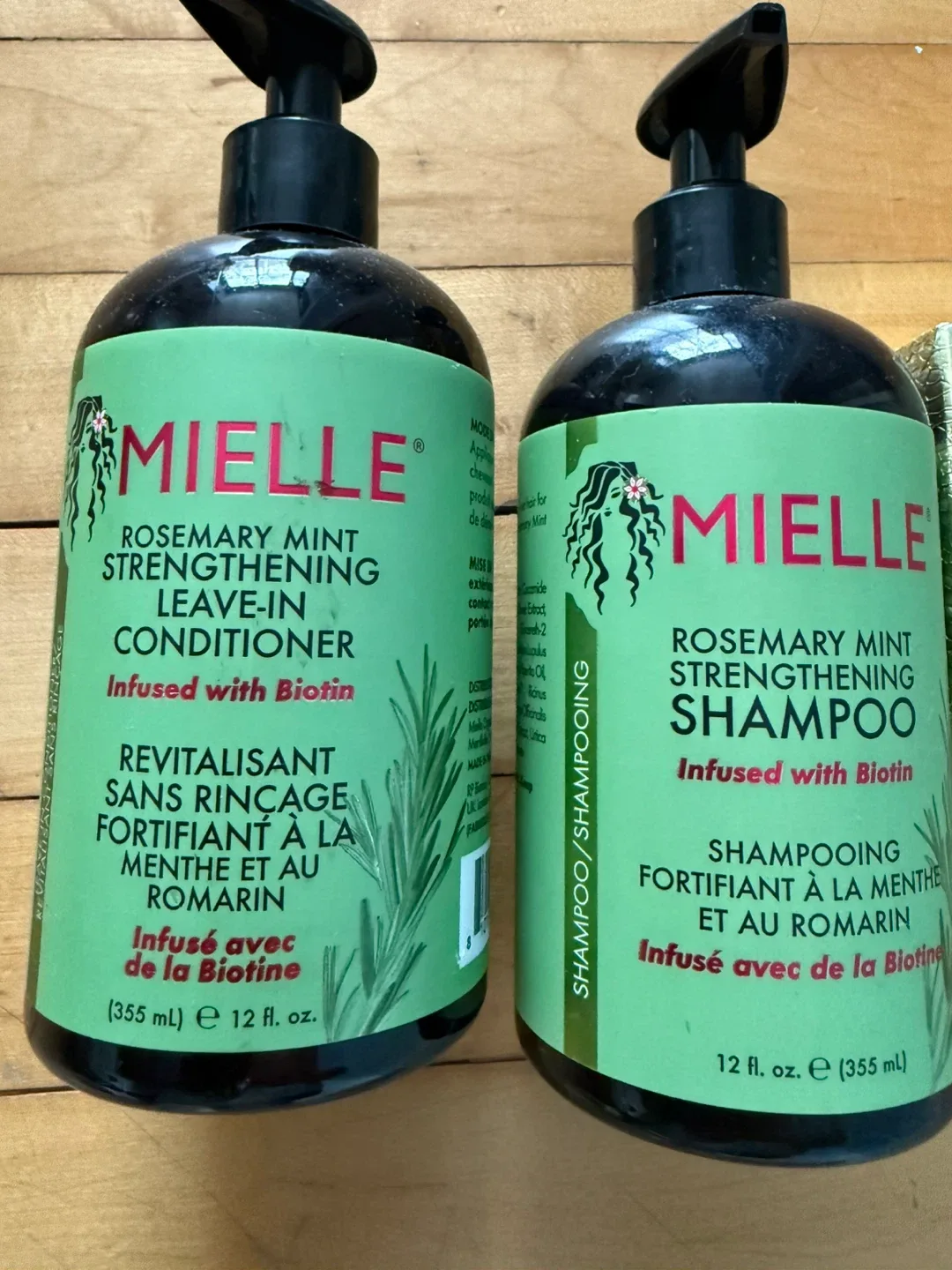 Mielle Rosemary Mint Shampoo & Leave-In Conditioner