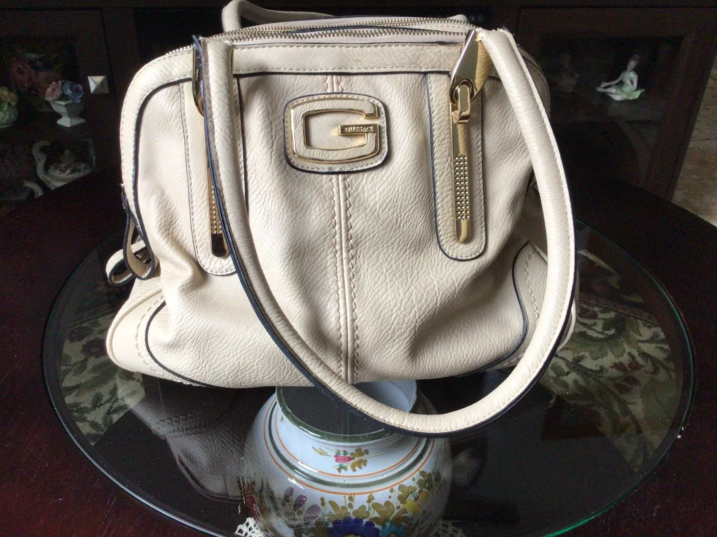 Guess Beige Handbag image indicator(2)