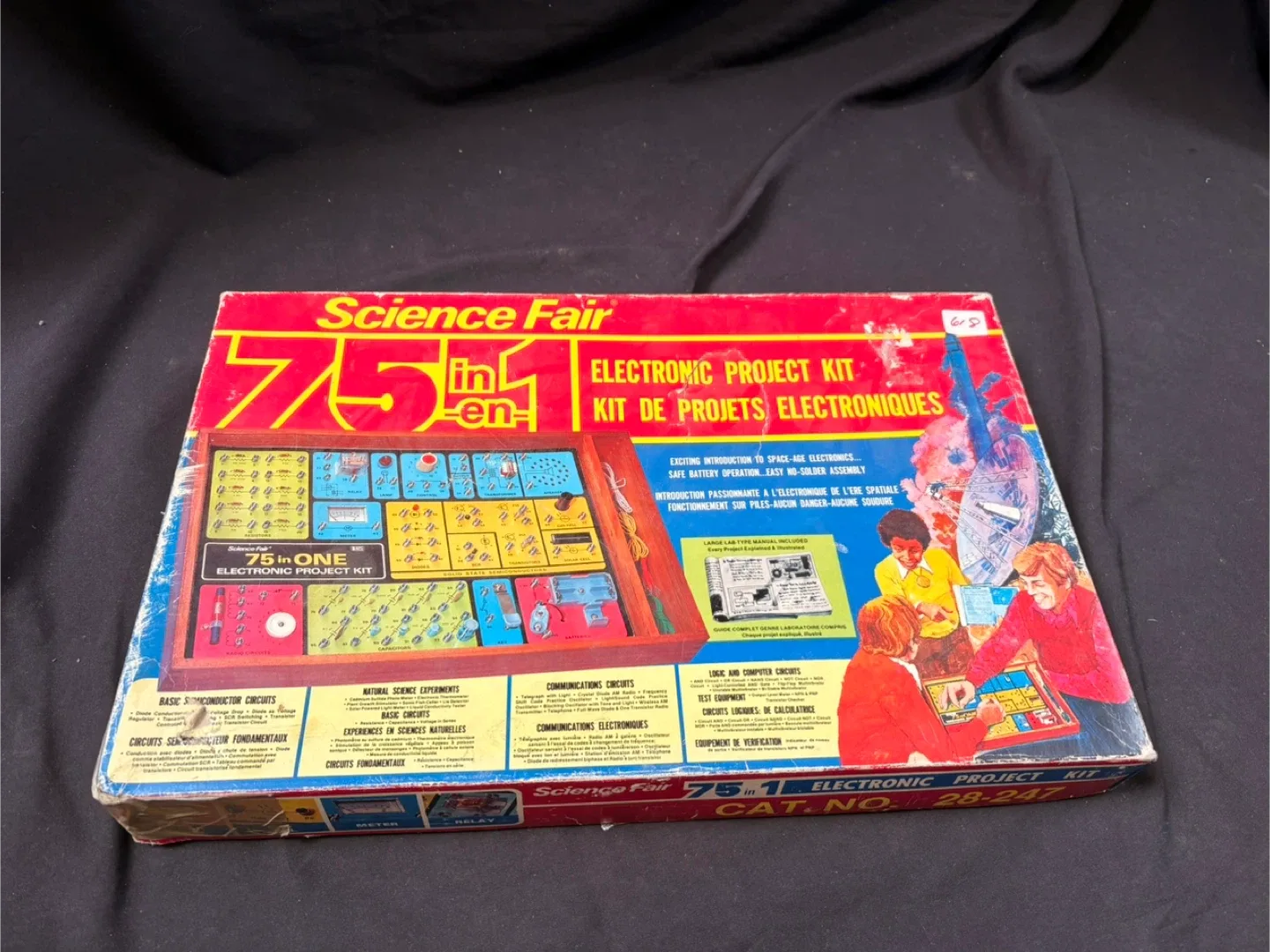 #clearout Vintage Science Fair 75-in-1 Electronic Project Kit