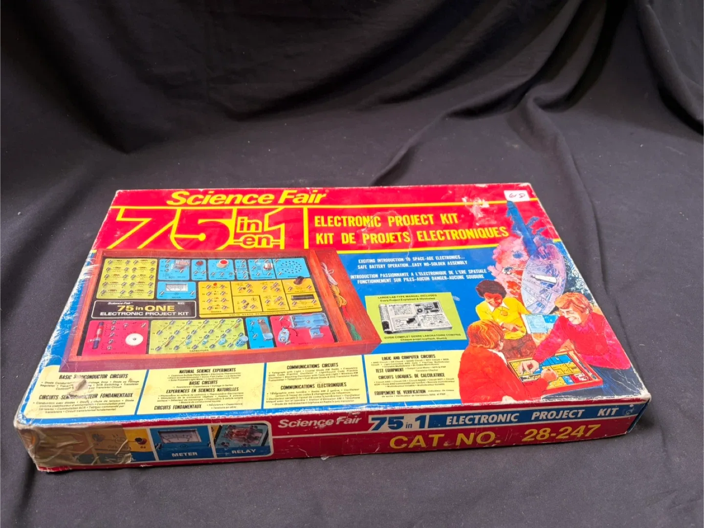 #cleanout Vintage Science Fair 75-in-1 Electronic Project Kit image indicator(2)