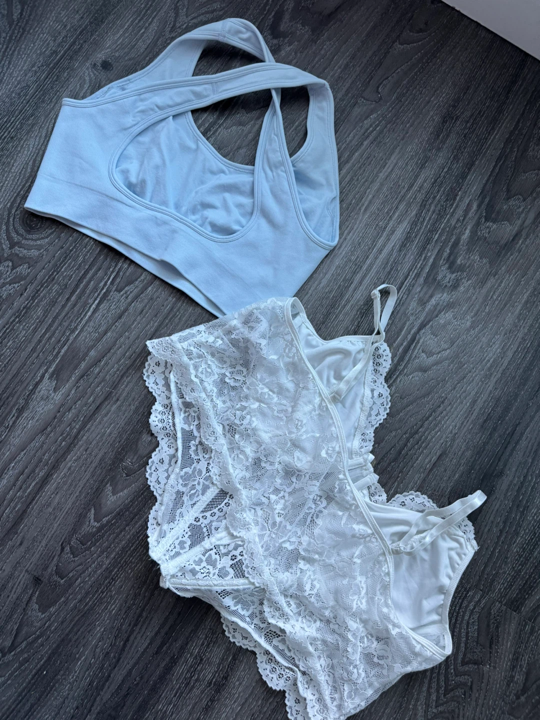 Shein Curve Lace Bodysuit 4XL & FRHY.UN Sports Bra XL - photo 2