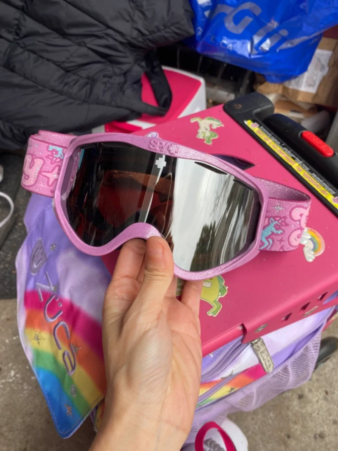 Spy Kids' Ski Goggles - Pink Unicorn Size S