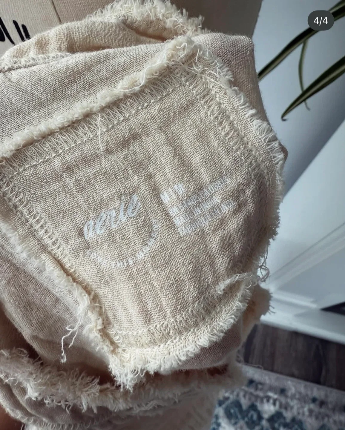 Aerie 100% cotton Button-Up Shirt size medium image indicator(4)