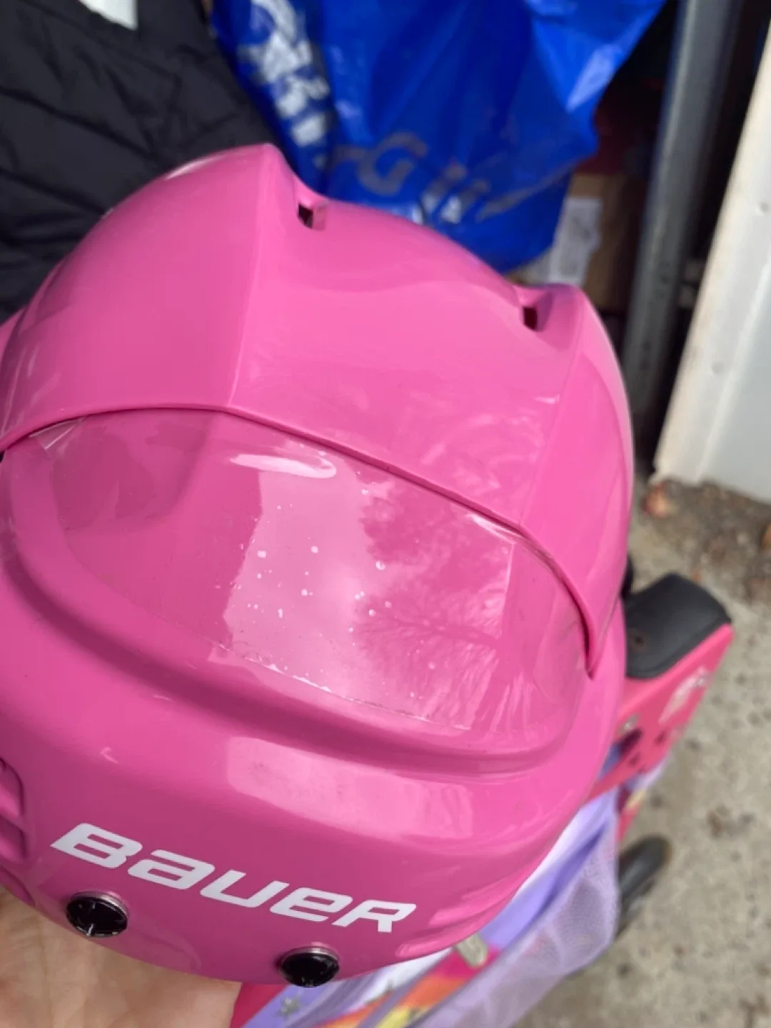 Bauer BHH2100M Pink Hockey Helmet With Cage Size S image indicator(4)