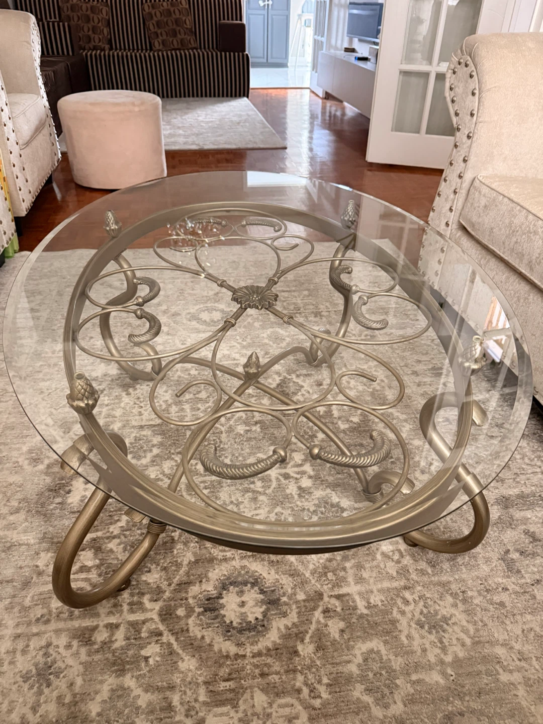 Glass Top Coffee Table - photo 3