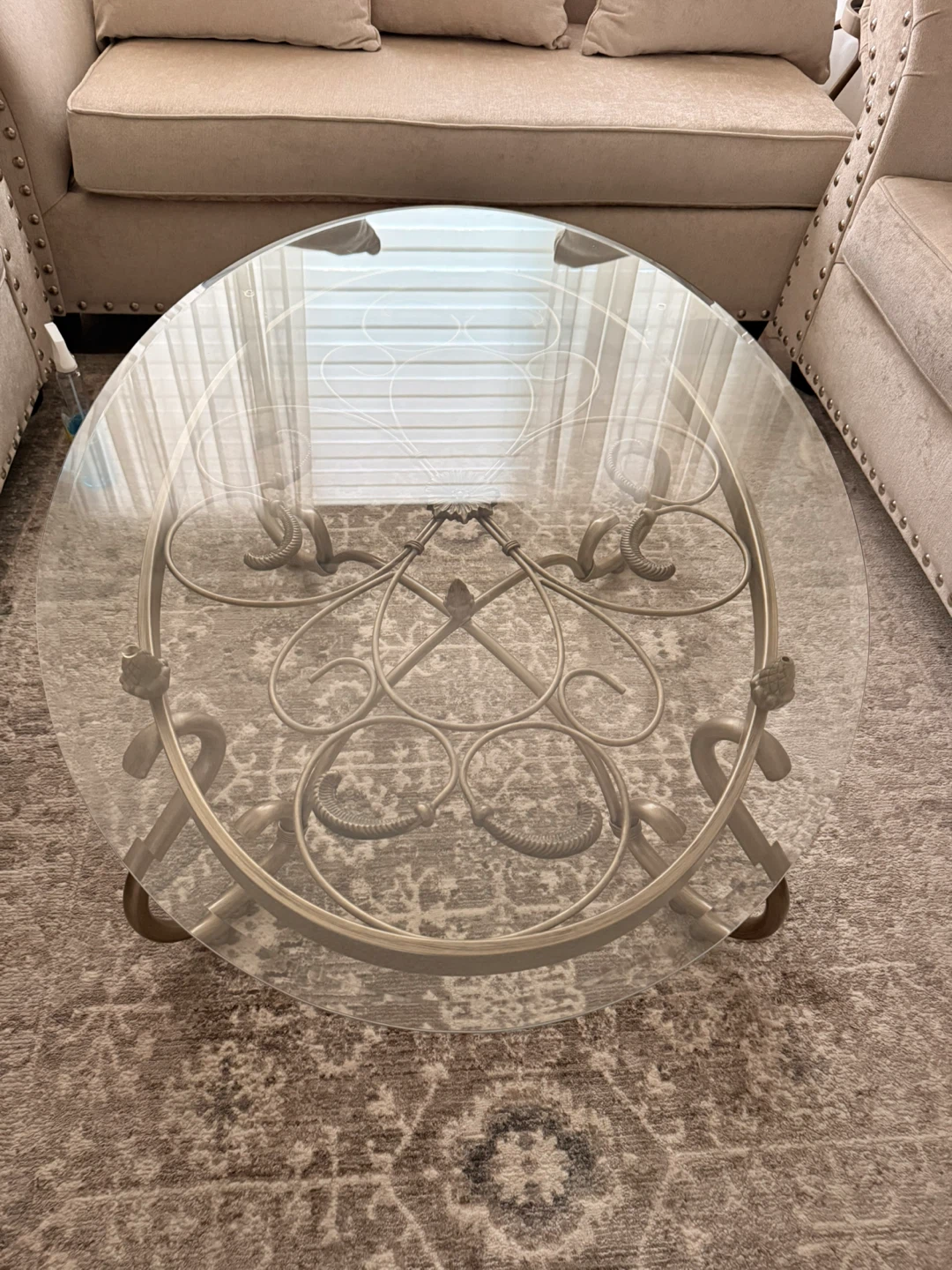 Glass Top Coffee Table