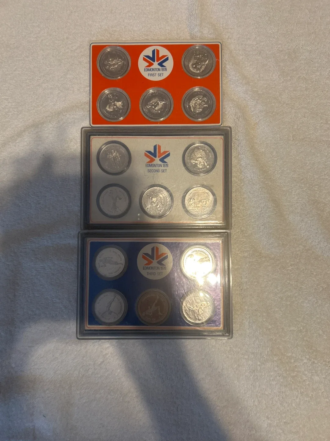 Edmonton 1978 Coin First, Second, Third Set