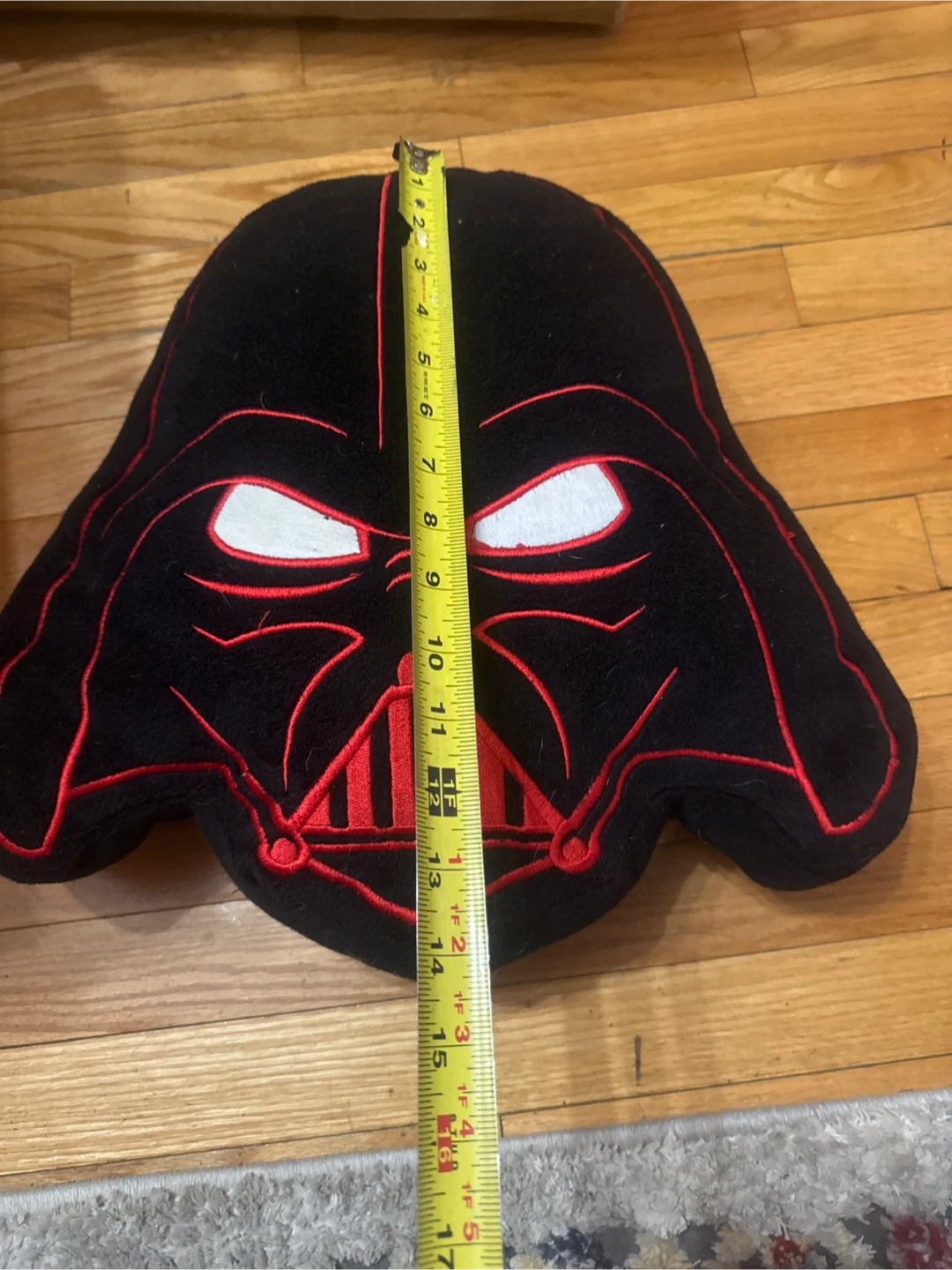 Darth Vader Pillow Black/Red #cleanout - photo 2