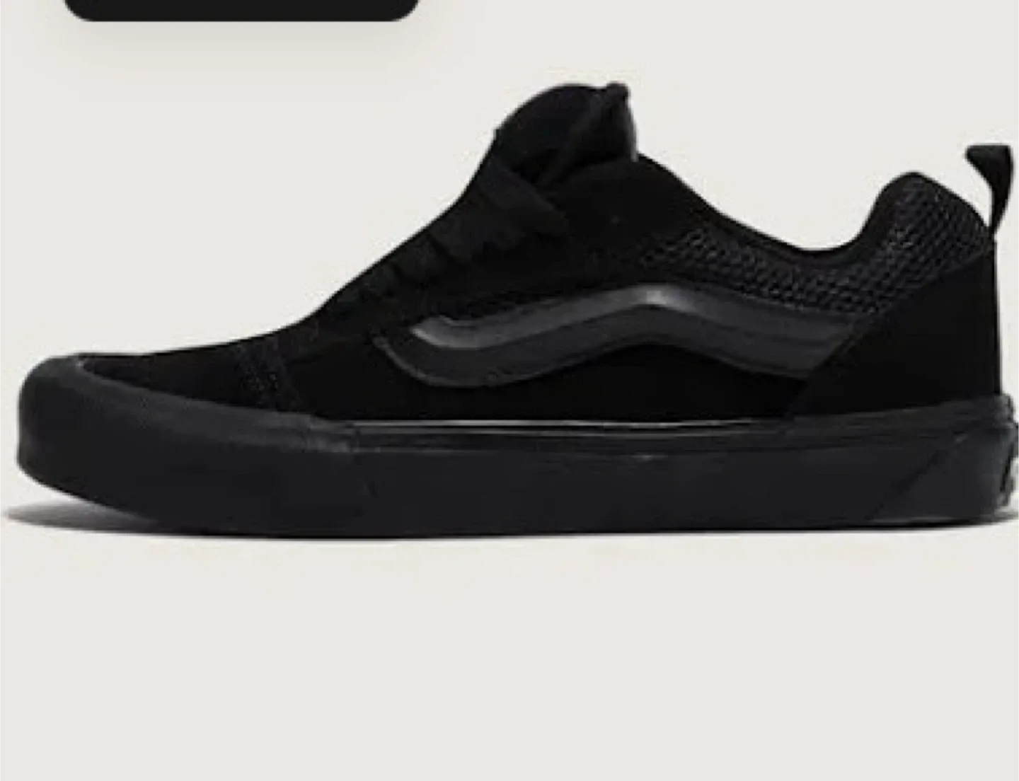 Vans Knu Skool Pro Black Shoes