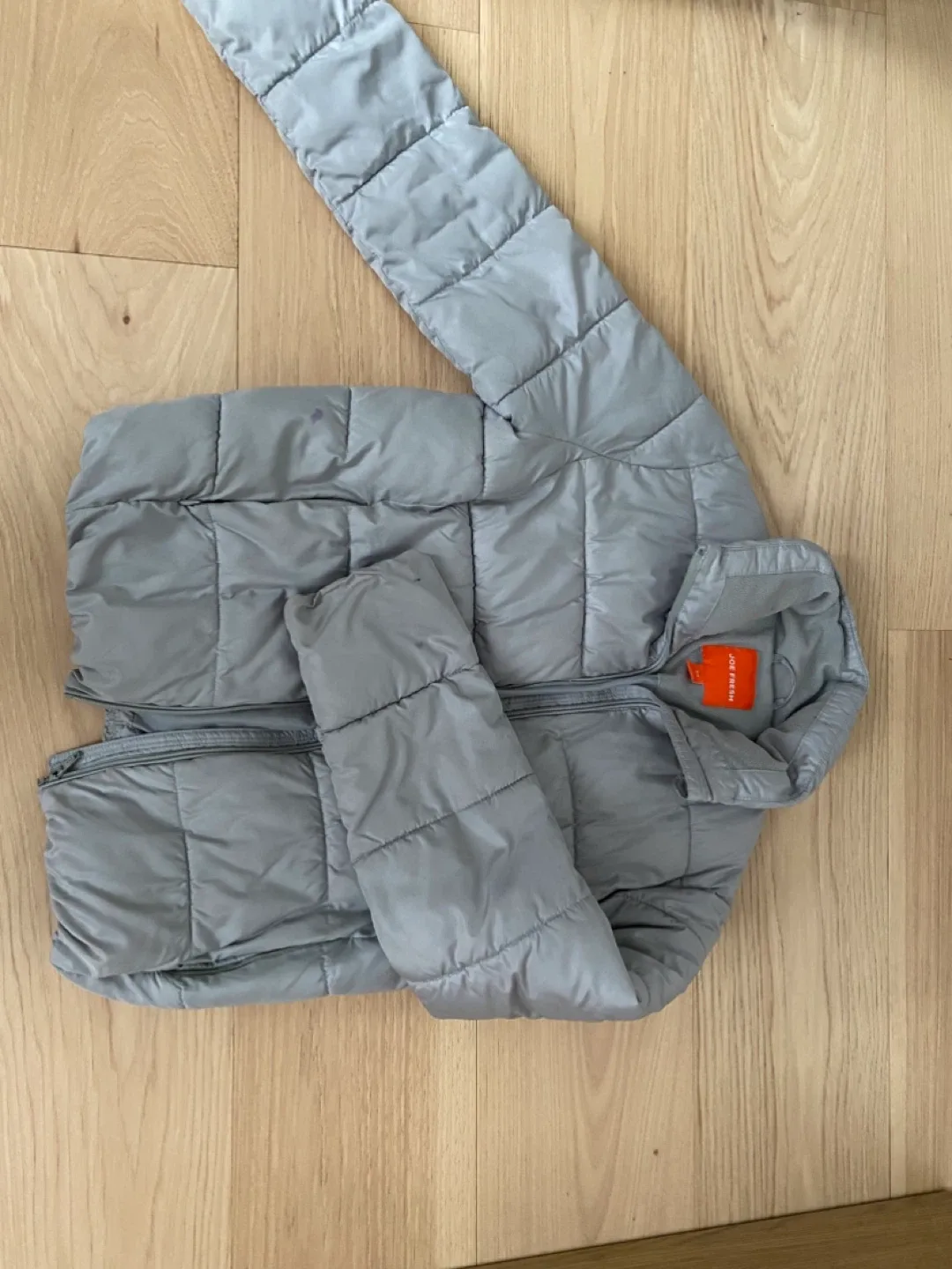 Joe Fresh Grey Puffer Jacket