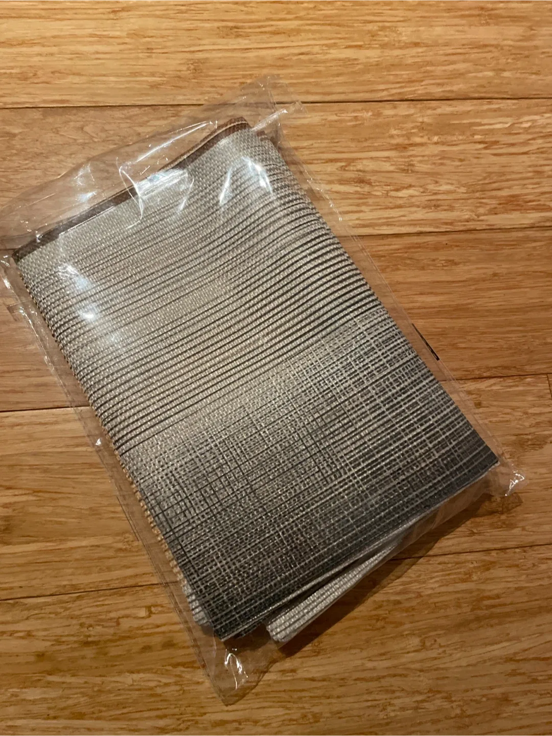 Brand new✨Set of 2 New Brown/Grey Striped Pillow Covers image indicator(3)