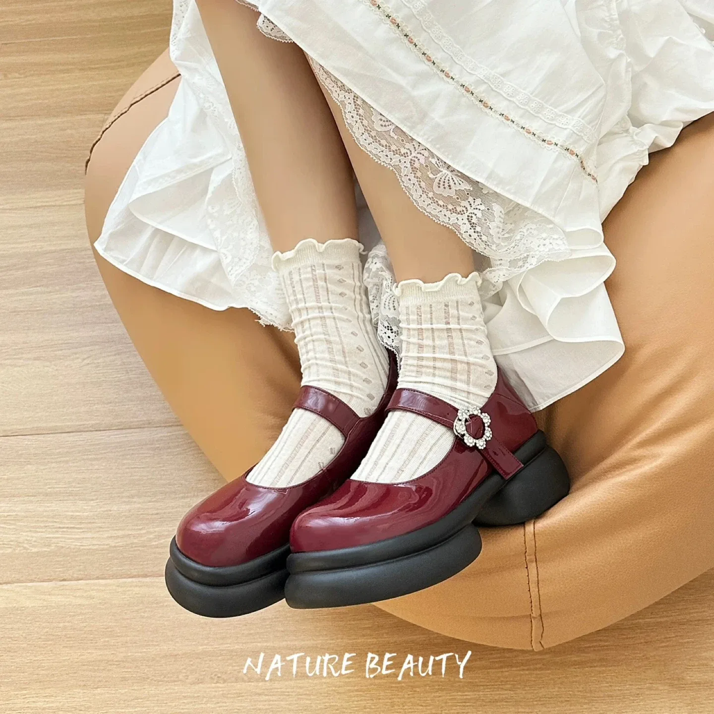 Nature Beauty Soft Creation Camp Red Shoes