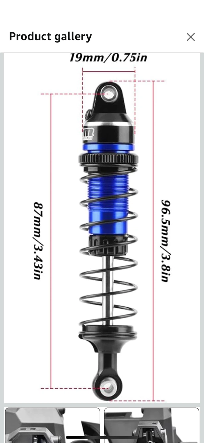 Himoto Racing Blue Shock Absorber - photo 3