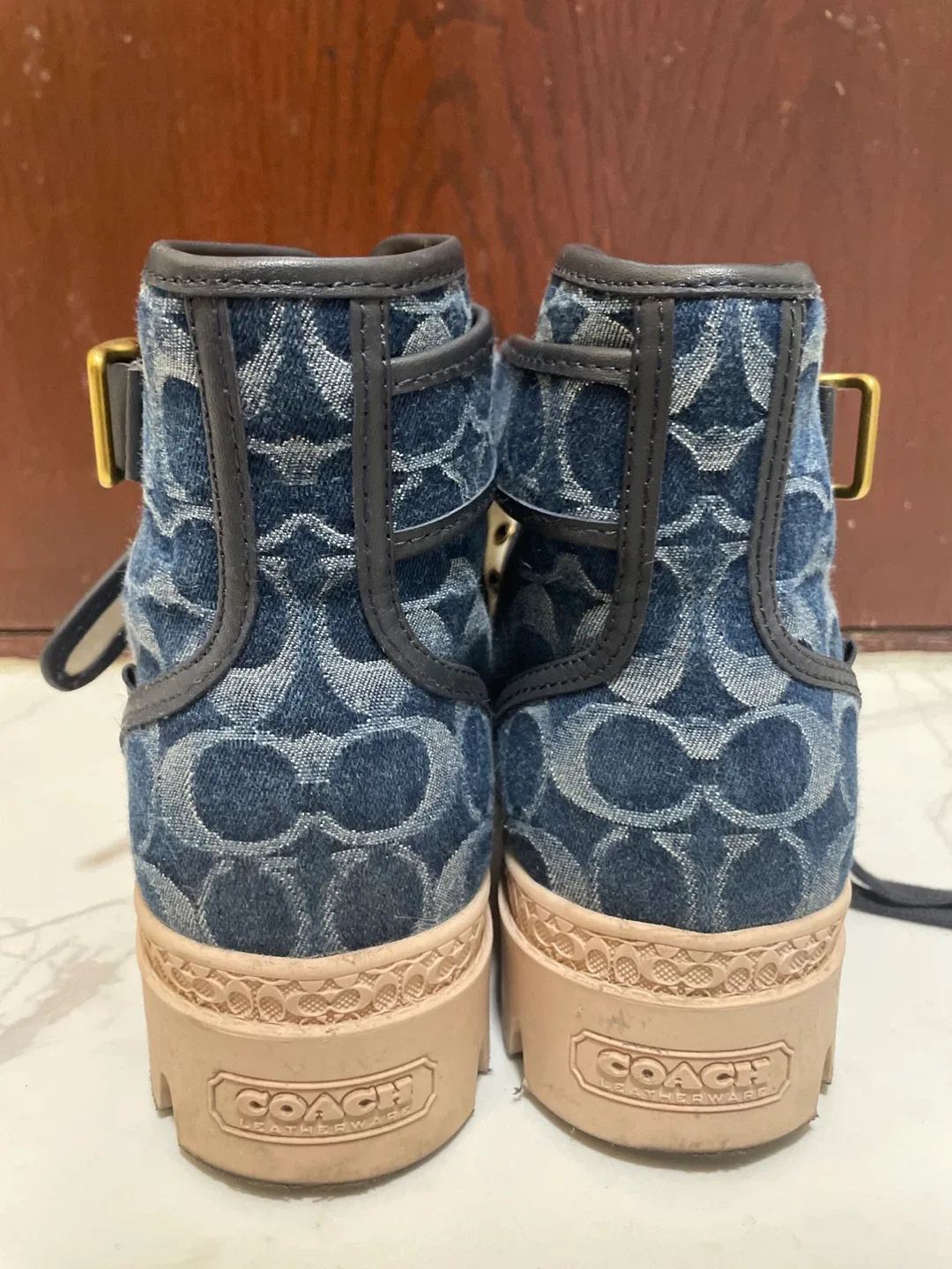 Coach Denim Lug Sole Boots image indicator(3)