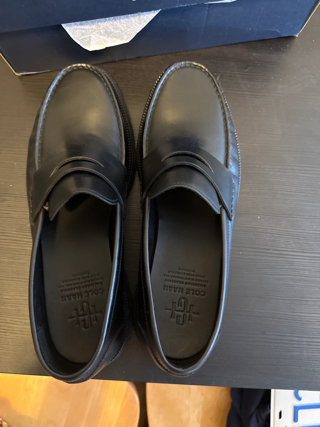 Cole Haan Black Loafers with Box - photo 4