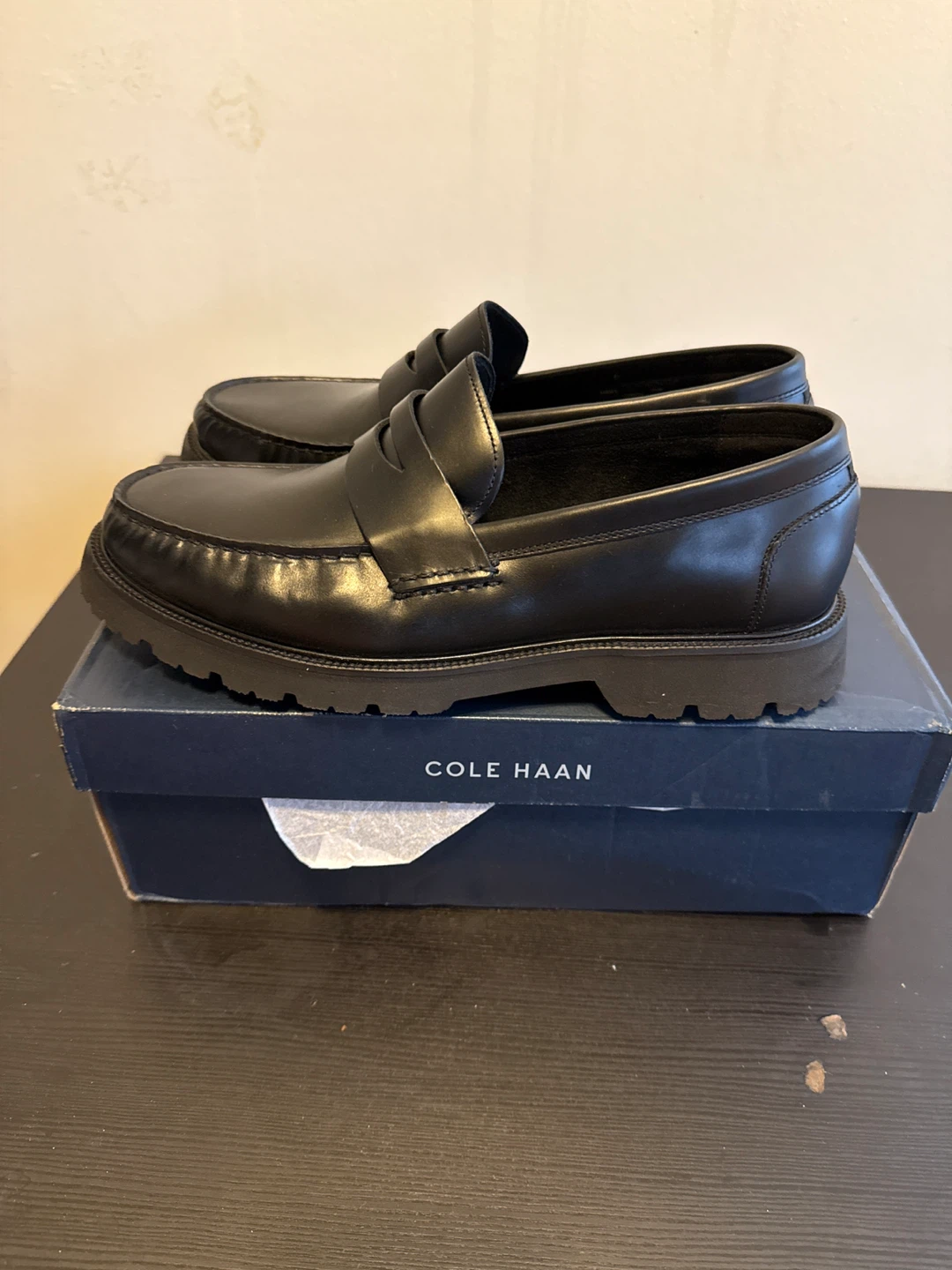 Cole Haan Black Loafers with Box - photo 2