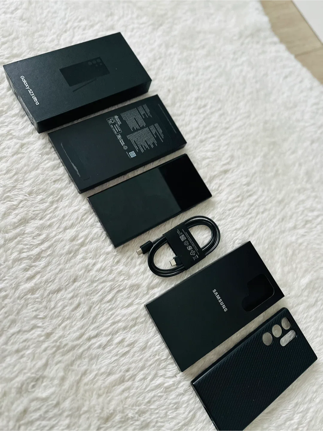 SAMSUNG GALAXY S23 ULTRA 256GB PHANTOM BLACK SM-S918W image indicator(5)