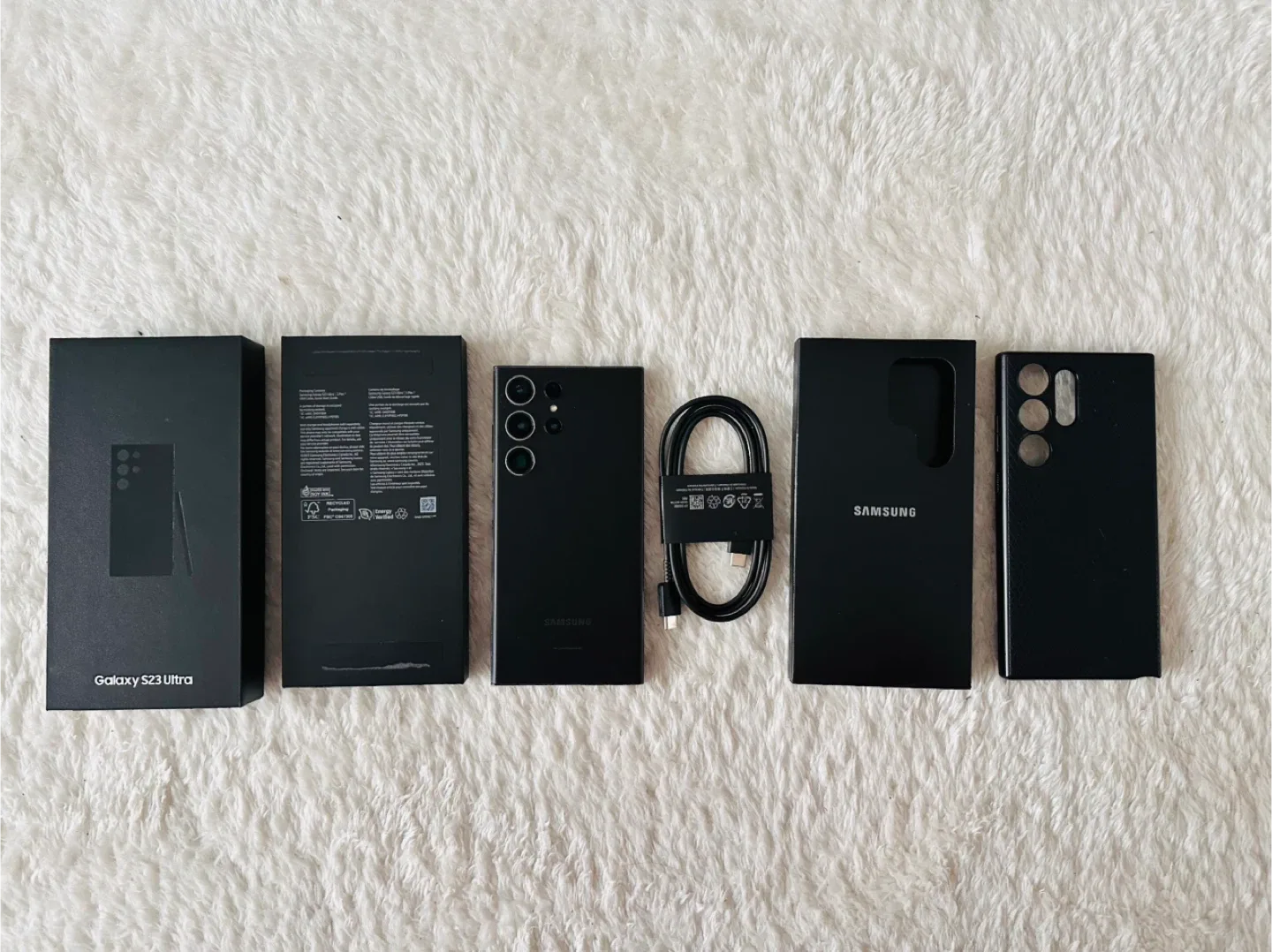 SAMSUNG GALAXY S23 ULTRA 256GB PHANTOM BLACK SM-S918W image indicator(6)