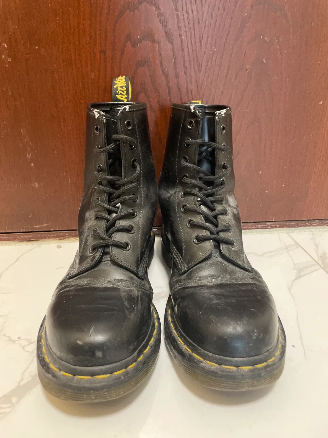 Dr. Martens Black Leather Boots