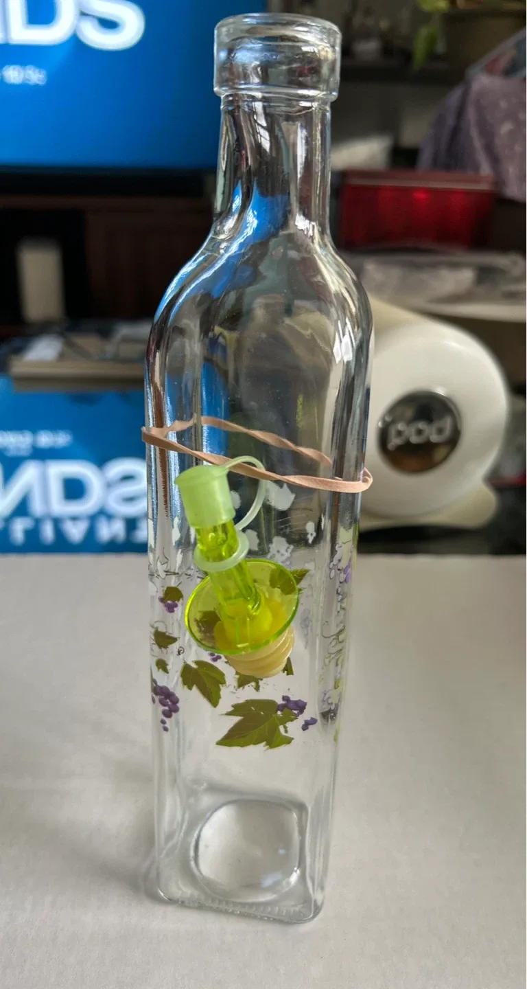 #Cleanout Olive Oil Dispenser Bottle with Spout