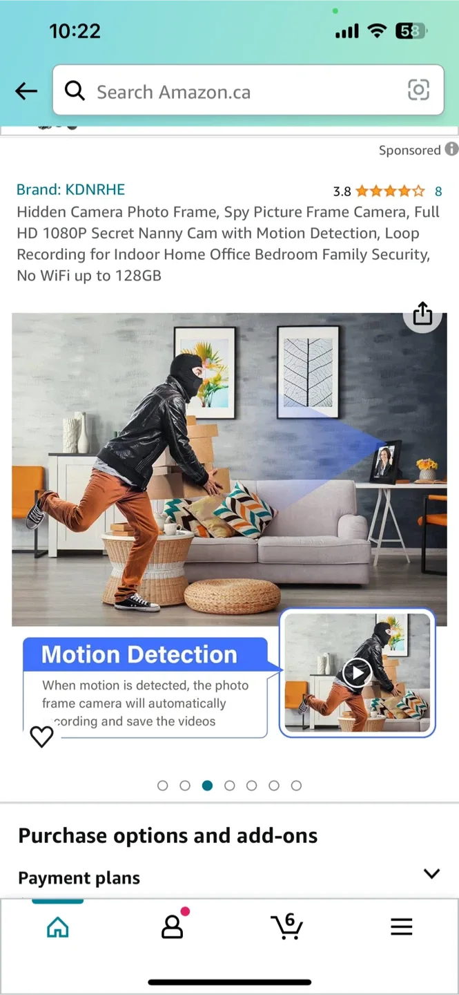 Hidden Camera Photo Frame image indicator(3)
