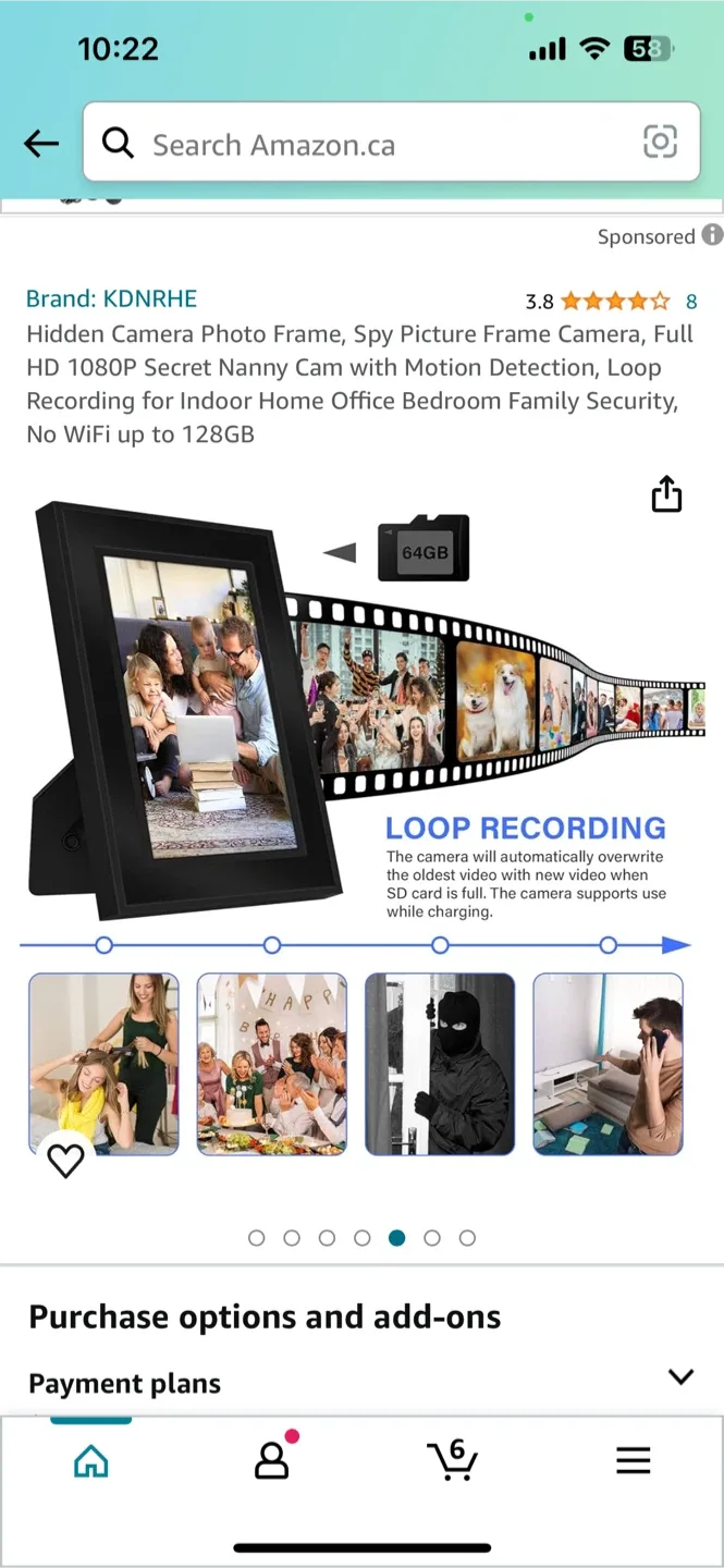 Hidden Camera Photo Frame image indicator(5)